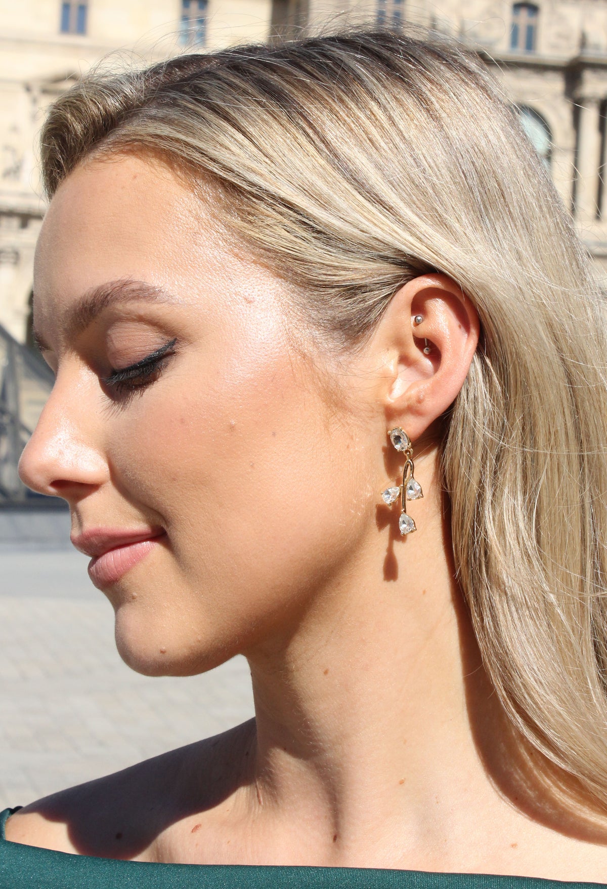 Drop Stem Earrings