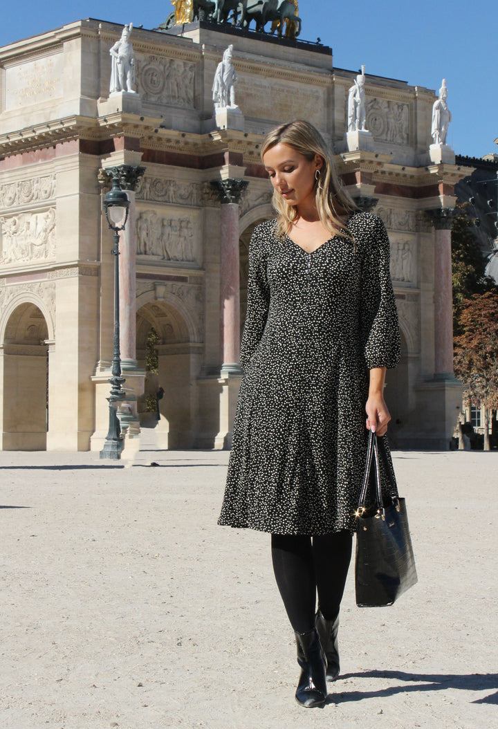 Ranka Polka Dot Short Dress