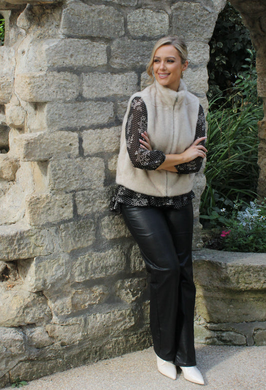 Teddy Zip-Up Gilet