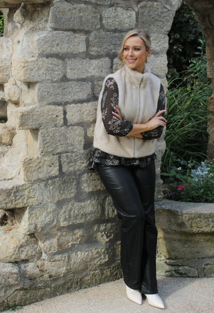 Teddy Zip-Up Gilet