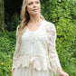 Tie Front Crochet Cardigan
