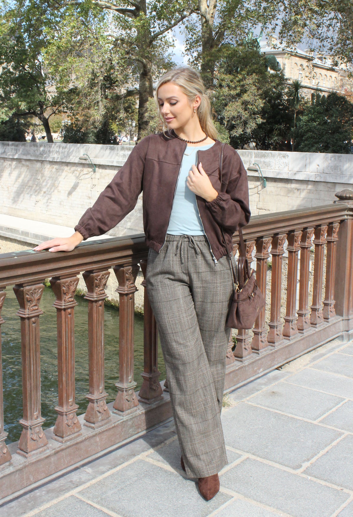 Melane Mod Wide Leg Trousers