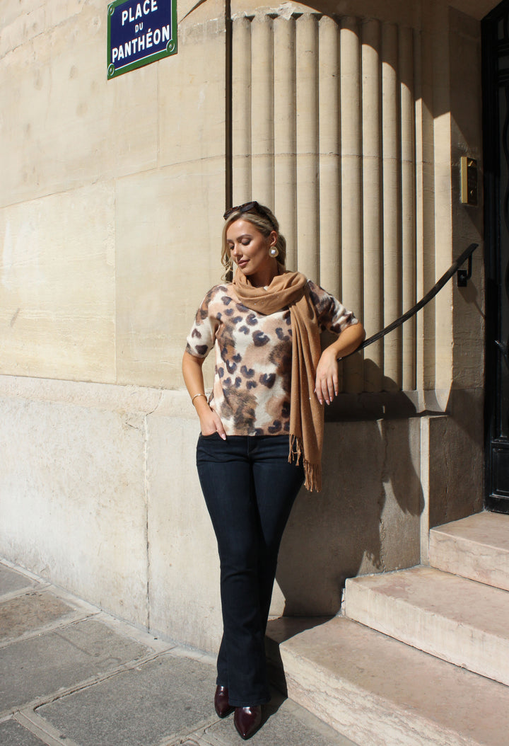 Printed Knit Jumper