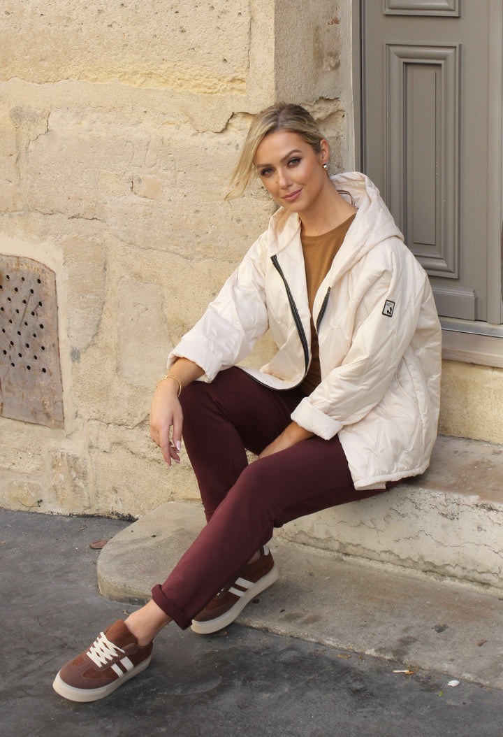 Hooded Quilted Jacket