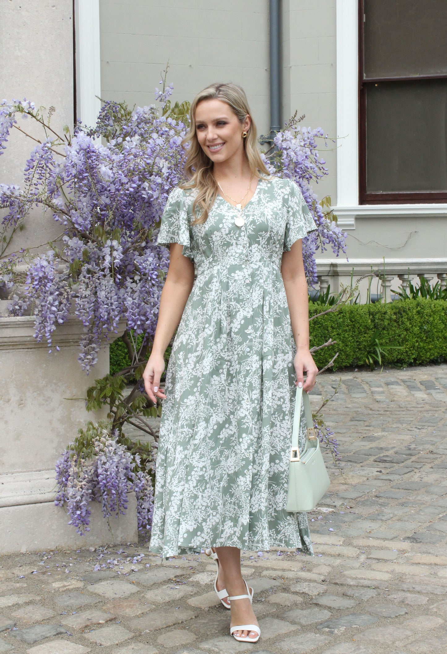 Oyo Floral Midi Dress