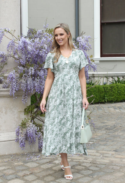 Oyo Floral Midi Dress