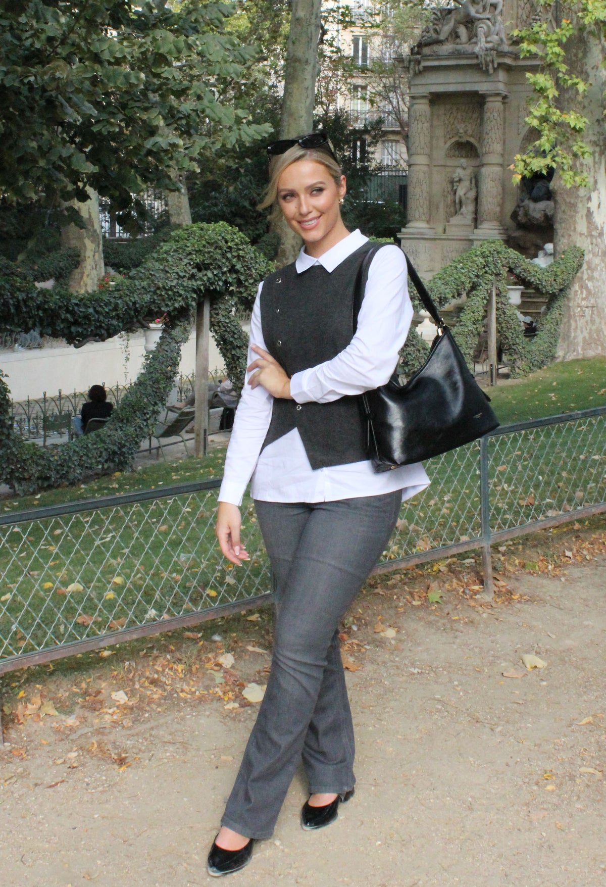 2 in 1 Button Shirt Top