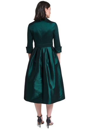 Diamante Detail Belt Midi Dress