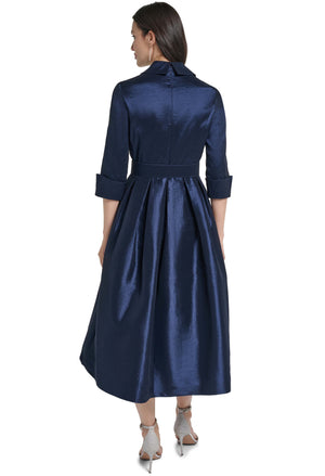 Diamante Detail Belt Midi Dress