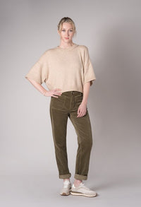 Corduroy Patch Pocket Jeans