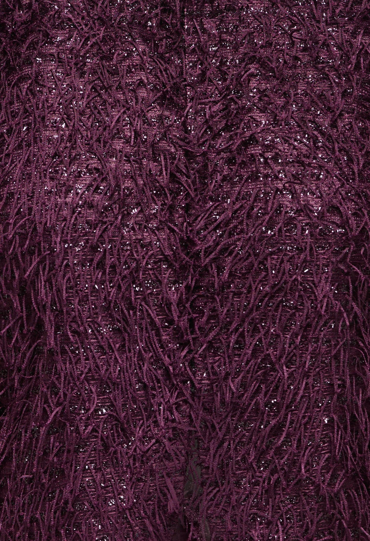 Fringe Sequins Cropped Jacket
