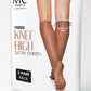 Knee High Satin Sheen Socks