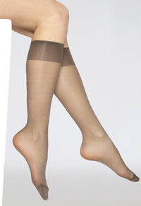 Knee High Satin Sheen Socks