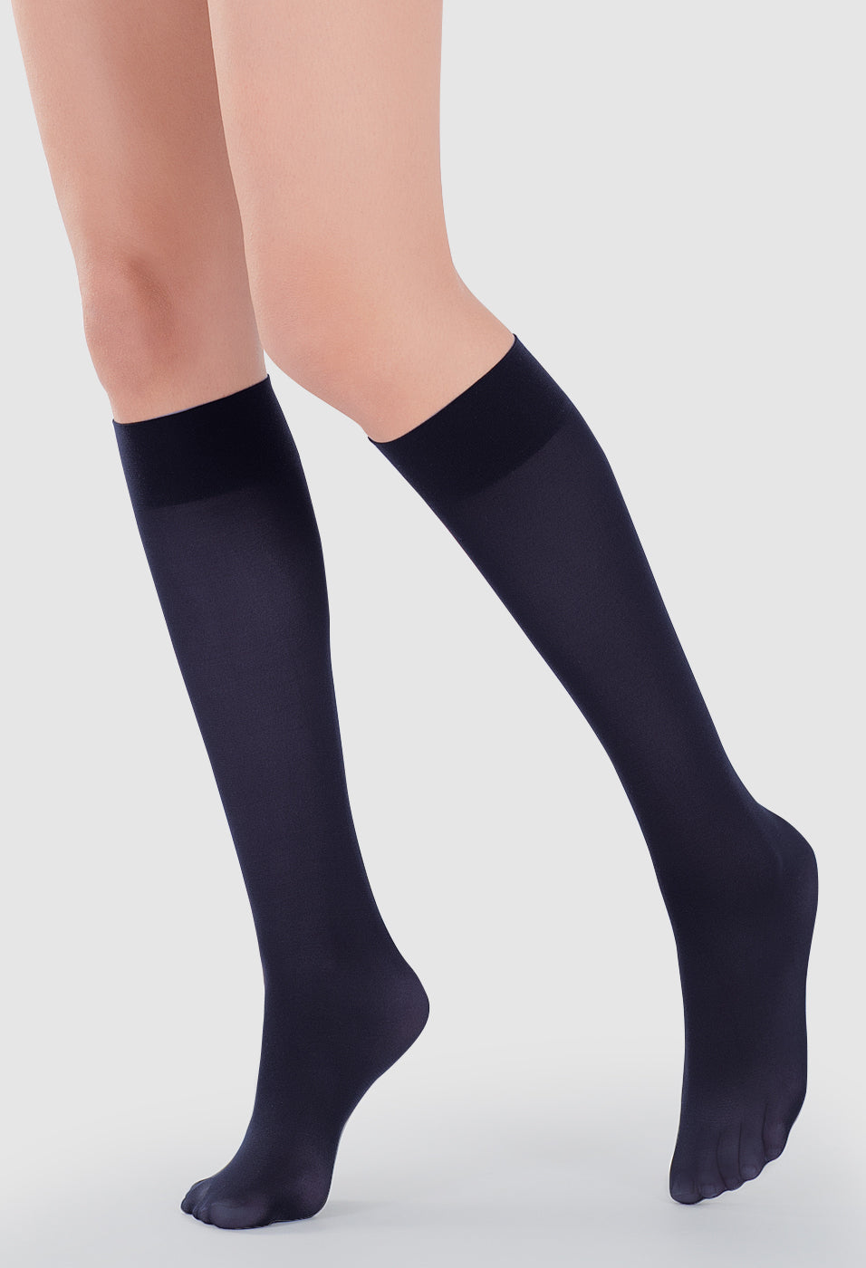 Opaque Knee High Socks