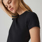 Samuna Slim Fine ribbed T-Shirt