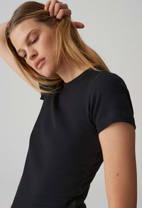 Samuna Slim Fine ribbed T-Shirt