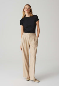 Samuna Slim Fine ribbed T-Shirt