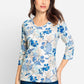 Round neck top with Floral Print