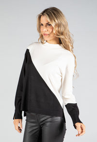 Knitted Contrast Pullover