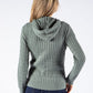 Zip Up Cable Knit