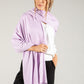 soft cashmere touch pashmina scarf in lavender 