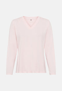 Long Sleeve V Neck Top