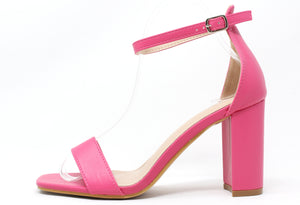 Squared Toe Block Heel