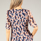 Printed Pleated Blouse