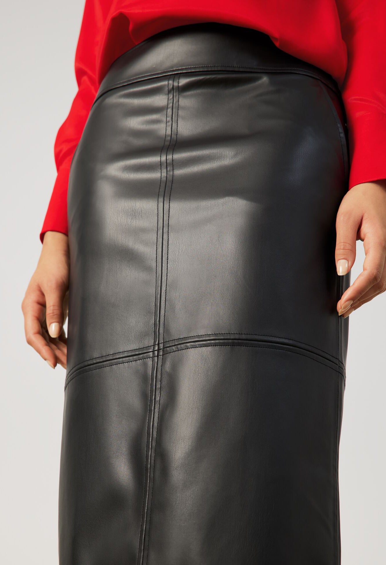 Boss Green Leather Pencil Skirt Hotsell 2025