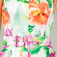 Floral Belted A-Line Midi Dress