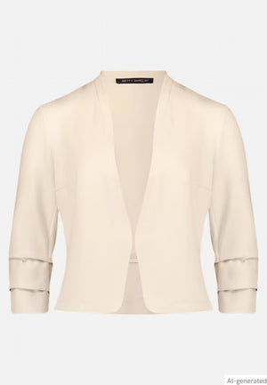 Blazer Jacket with 3/4 Sleeves