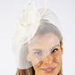Feather and Diamante Detail Fascinator