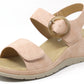 Double Strap Wedge Sandal