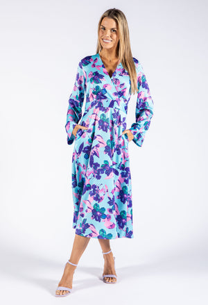 Floral Kimono Style Dress