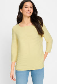 Ribbed Knit Pullover
