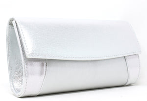 Metallic Wrap Clutch Bag