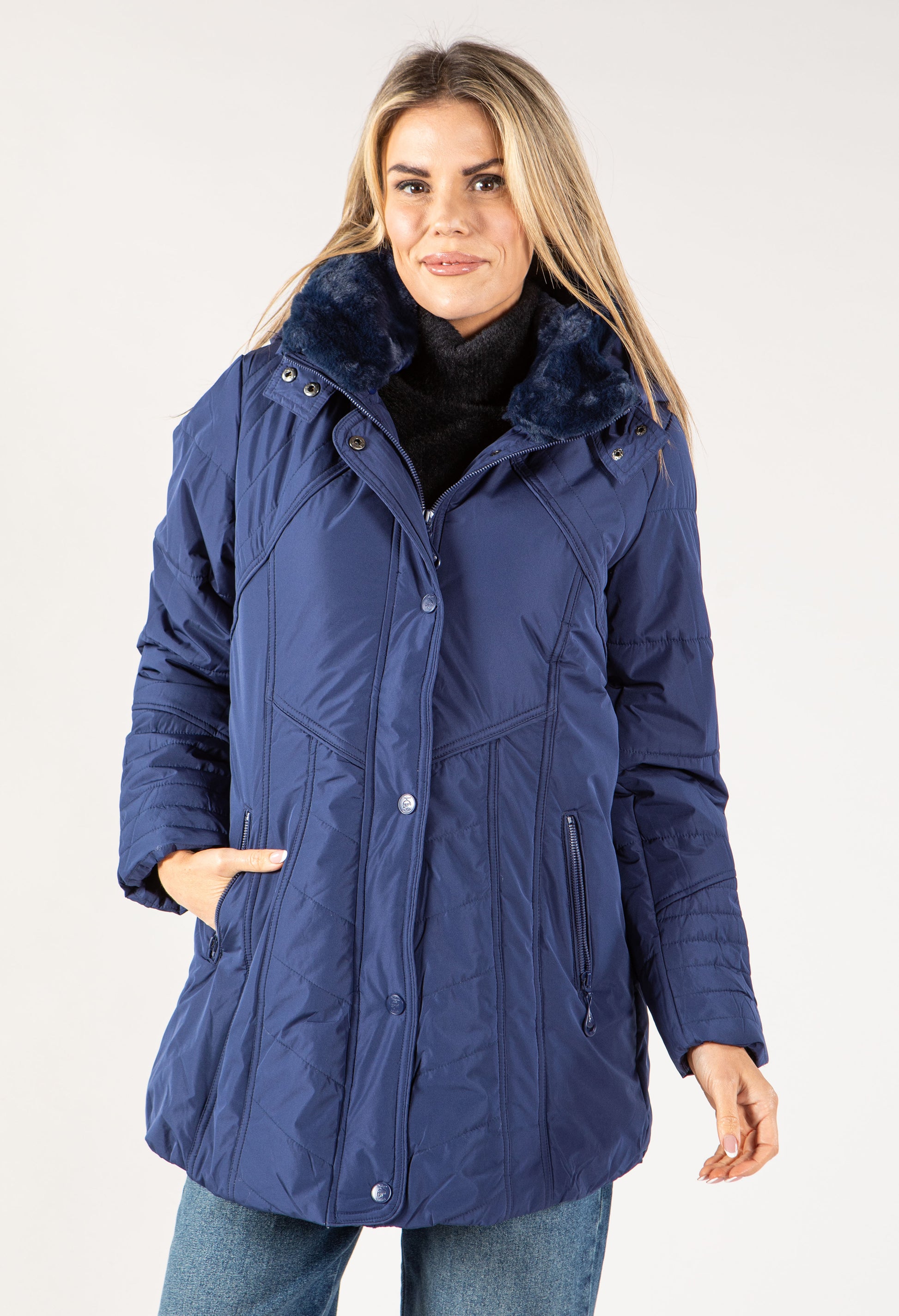 Pamela Scott Fur Lined Coat