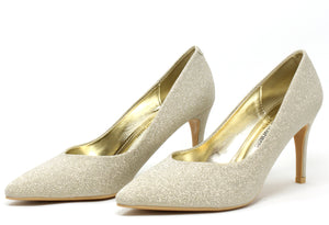 Shimmer Court Heel