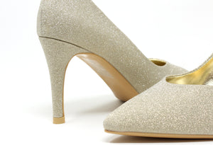 Shimmer Court Heel