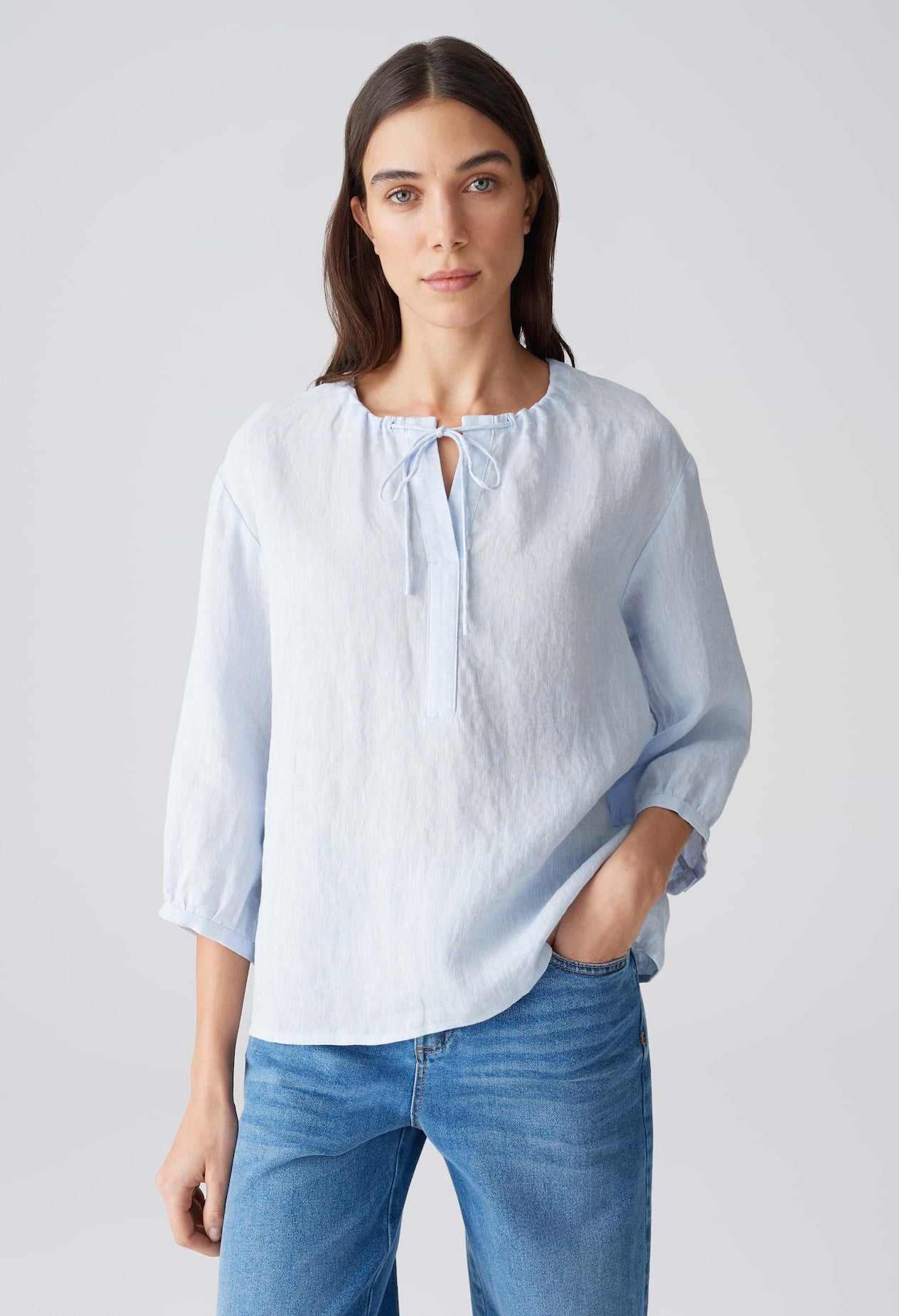 Fedora Linen Blouse