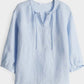 Fedora Linen Blouse