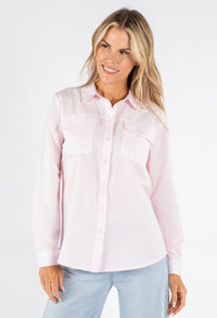 Light Pin Stripe Shirt