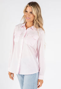 Light Pin Stripe Shirt