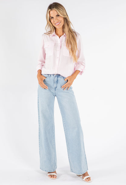 Light Pin Stripe Shirt