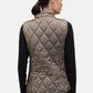 Quilted Vest with Stand-Up Collar