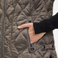Quilted Vest with Stand-Up Collar