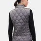 Quilted Vest with Stand-Up Collar