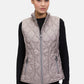 Quilted Vest with Stand-Up Collar