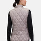 Quilted Vest with Stand-Up Collar