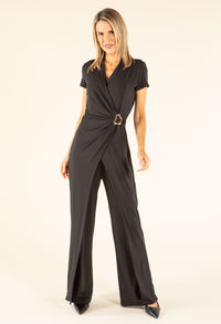 Gold Buckle Detail Jumpsuit